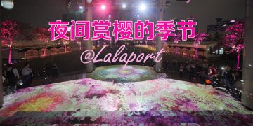 Lalaport 光雕投影数字艺术   五感体验仿佛置身日本樱花季