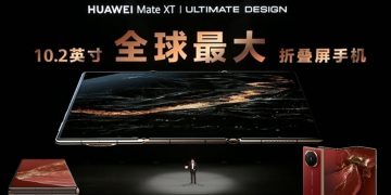 全球首部三折叠屏机–华为Mate XT正式亮相