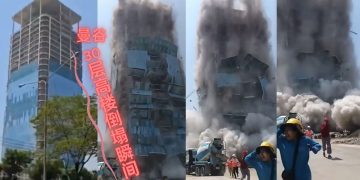 缅甸大地震，曼谷楼先倒