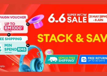 Lazada 6.6 超级特卖会  为您购物节省再节省 ！还有游戏可赢优惠券