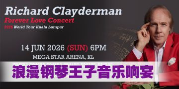 Richard Clayderman “Forever Love Concert 2026 World Tour” 6月登陆吉隆坡